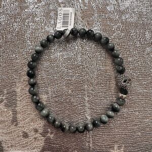 BNWT - LAGOS - Unisex - Eagle Eye and Silver Skull Bead Bracelet